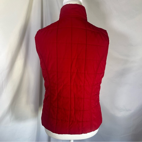 Lauren Ralph Lauren Quilted Vest‎ Red Size Small - Picture 9 of 12
